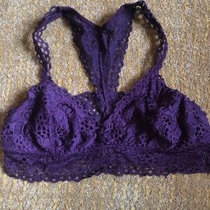 Aerie lacy purple bra  size M
